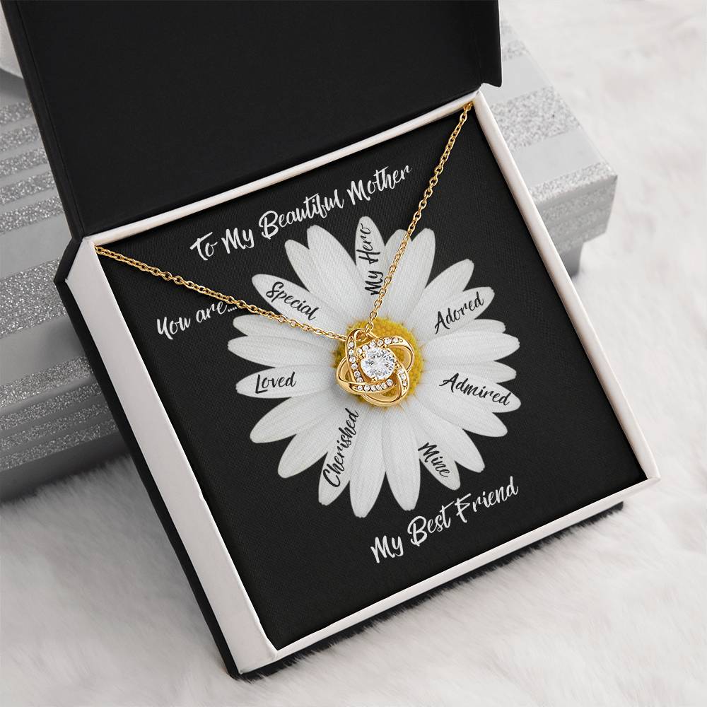 My Beautiful Mother | Adored | Love Knot Necklace