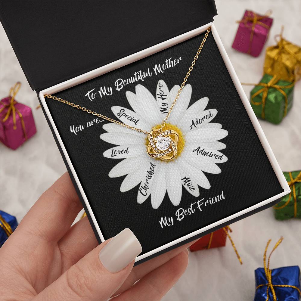 My Beautiful Mother | Adored | Love Knot Necklace