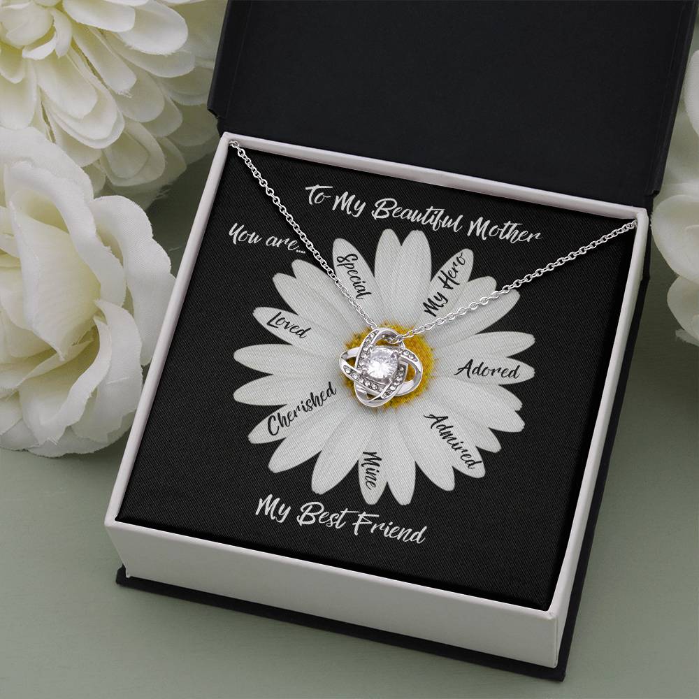 My Beautiful Mother | Adored | Love Knot Necklace