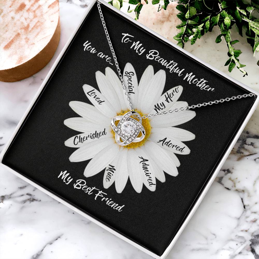 My Beautiful Mother | Adored | Love Knot Necklace