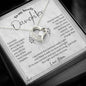 My Lovely Daughter | Always In Your Heart | Forever Love Necklace