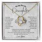 My Lovely Daughter | Always In Your Heart | Forever Love Necklace