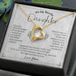 My Lovely Daughter | Always In Your Heart | Forever Love Necklace
