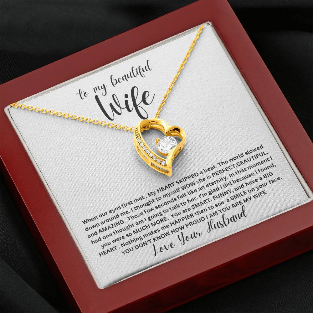 Beautiful Wife | My Heart | Alluring Beauty Necklace