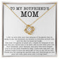 My Boyfriends Mom | Thank You  | Love Knot Necklace