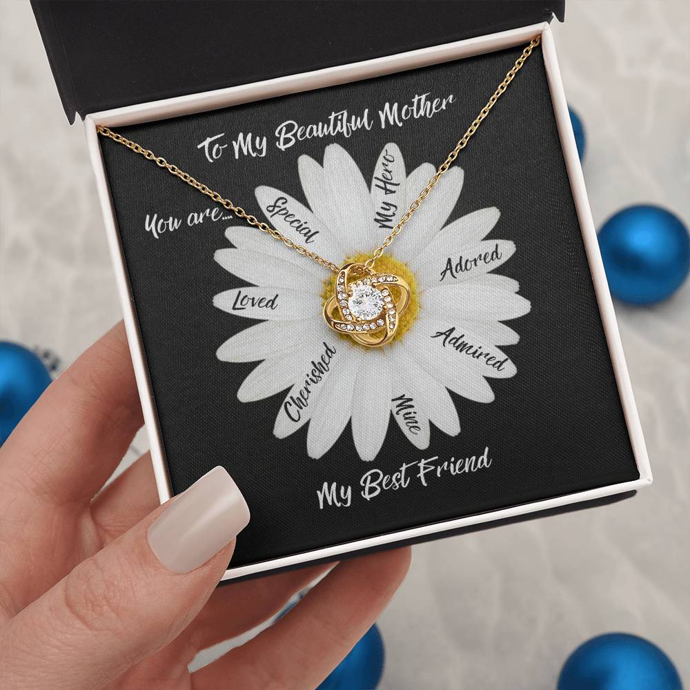 My Beautiful Mother | Adored | Love Knot Necklace