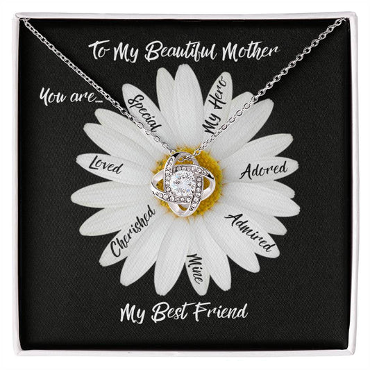My Beautiful Mother | Adored | Love Knot Necklace