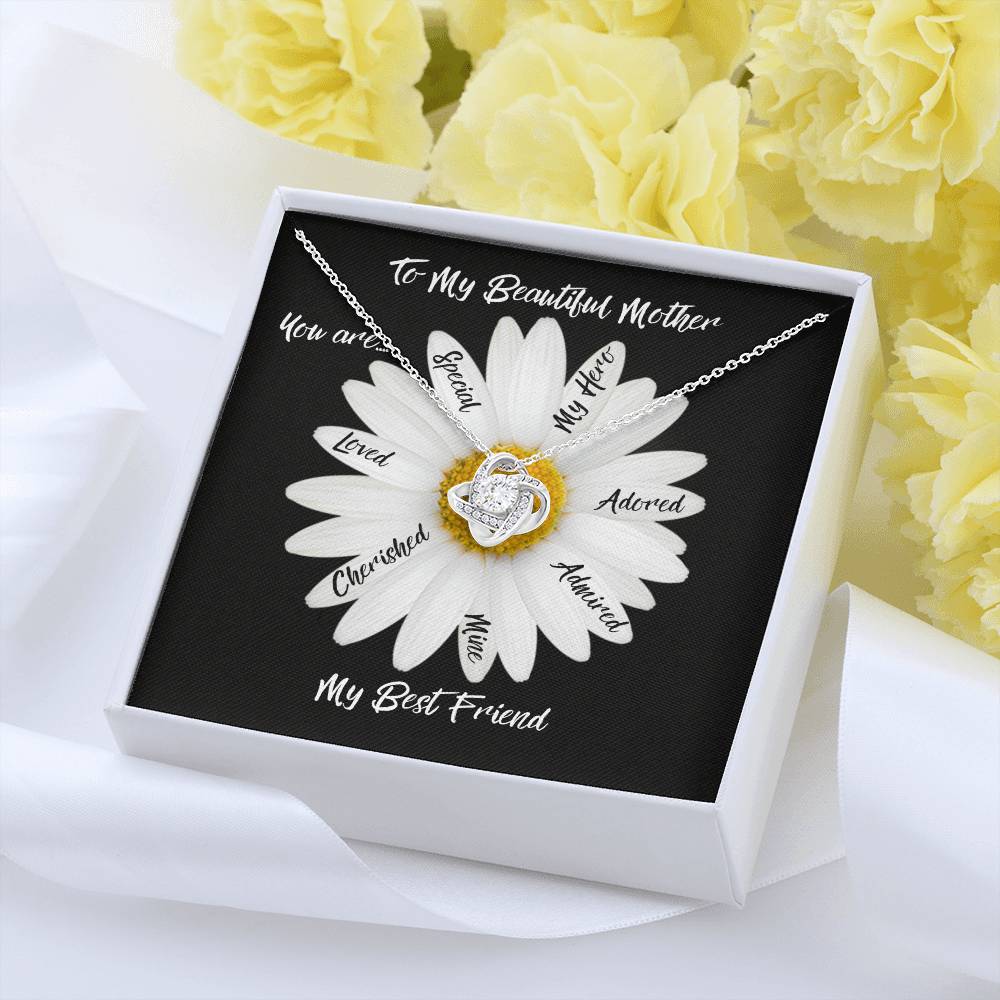 My Beautiful Mother | Adored | Love Knot Necklace