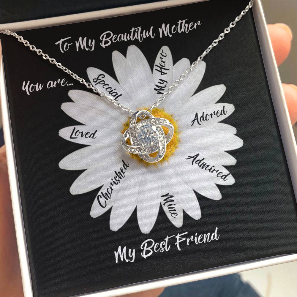 My Beautiful Mother | Adored | Love Knot Necklace