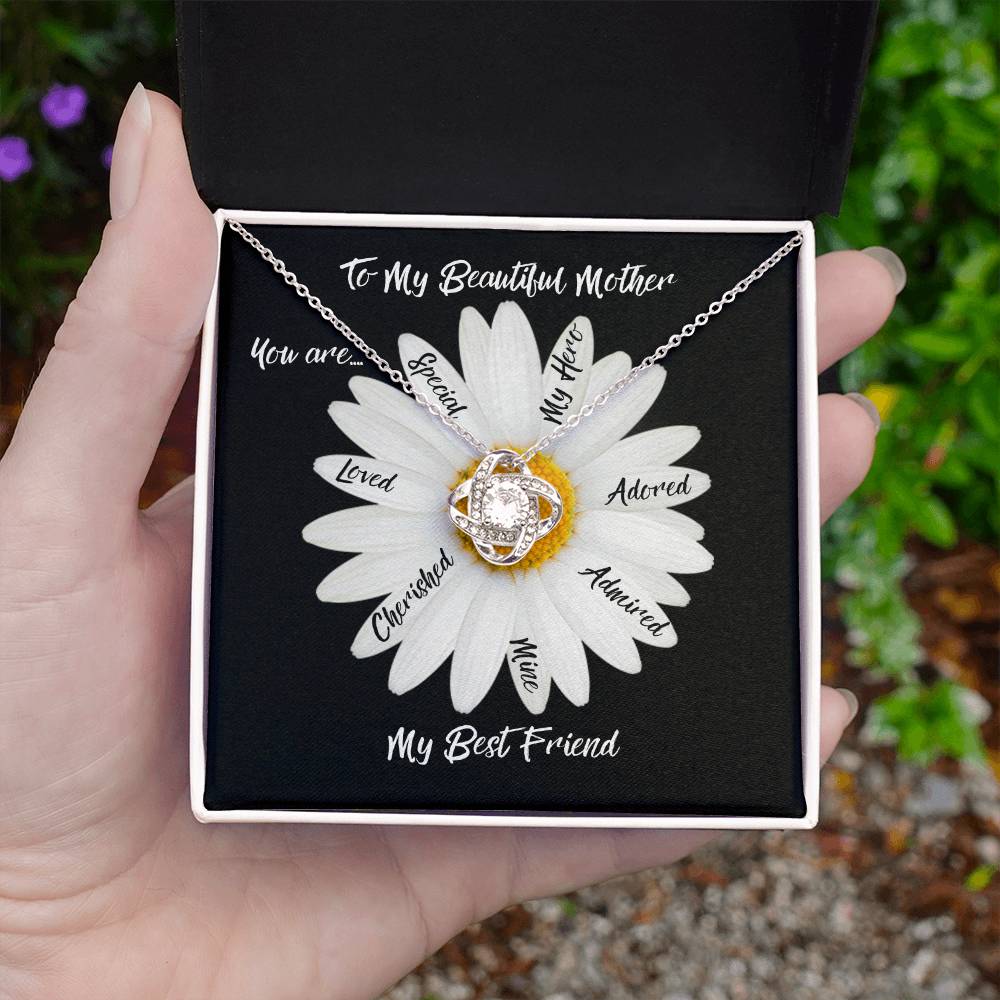 My Beautiful Mother | Adored | Love Knot Necklace