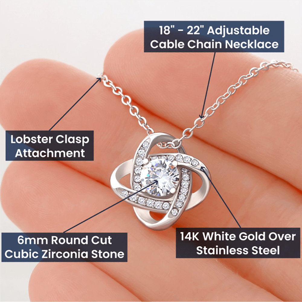 My Beautiful Mother | Adored | Love Knot Necklace
