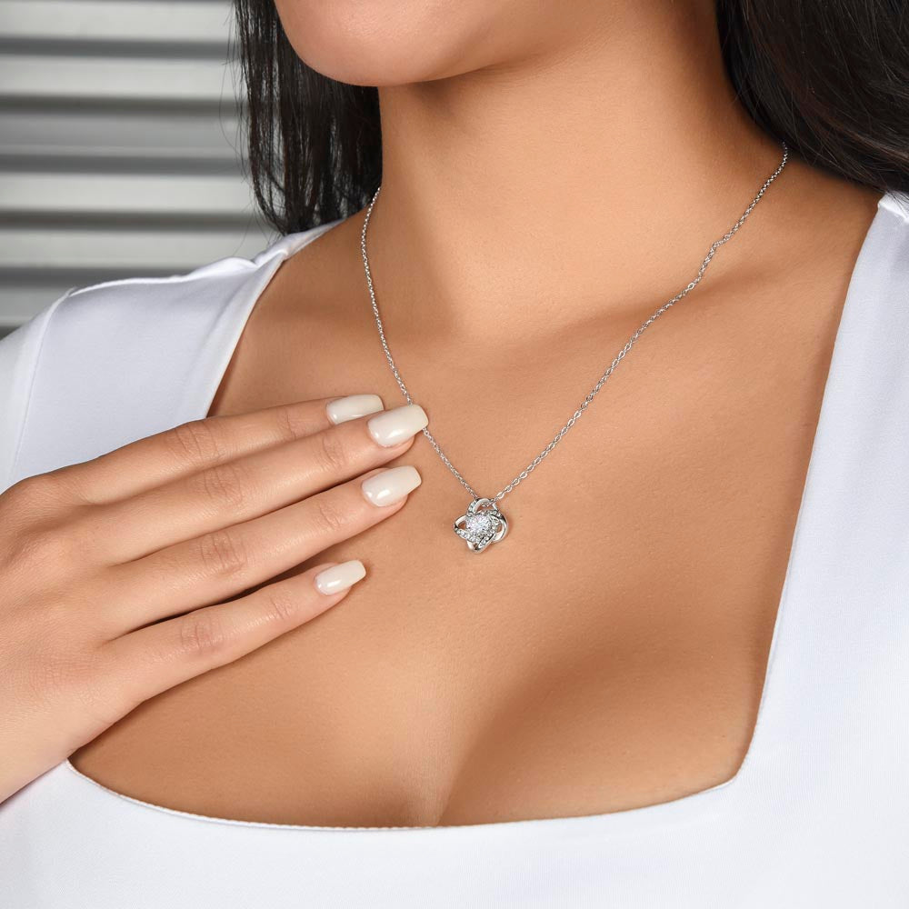 My Beautiful Mother | Adored | Love Knot Necklace