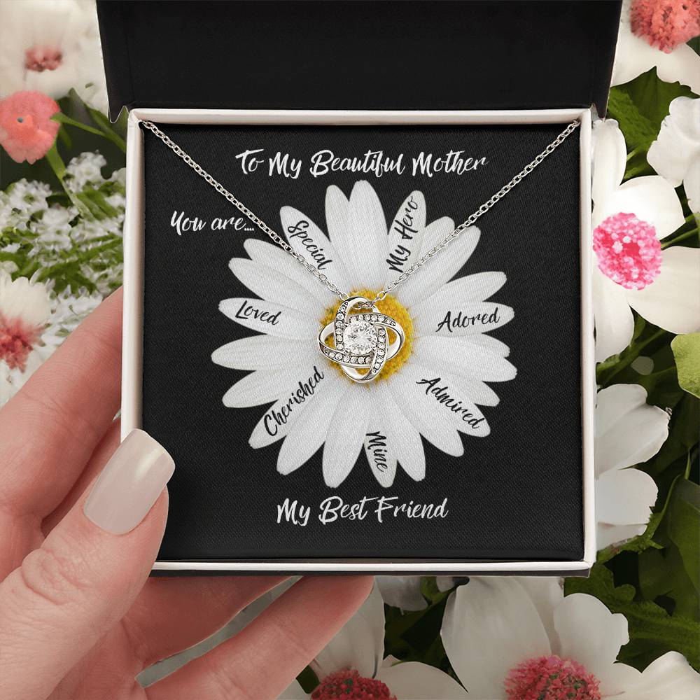 My Beautiful Mother | Adored | Love Knot Necklace