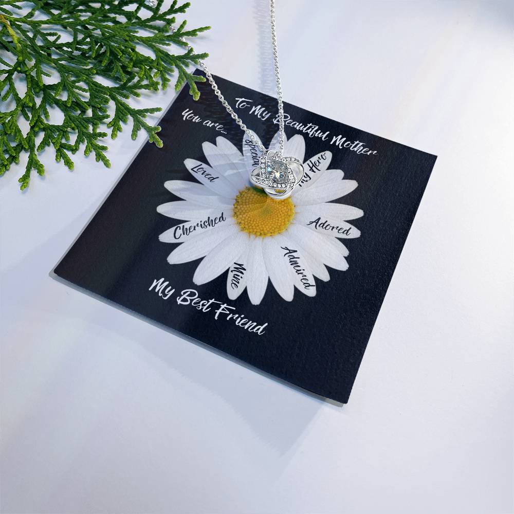 My Beautiful Mother | Adored | Love Knot Necklace