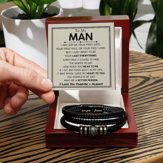 My Man | Last Everything | Leather Men Bracelet