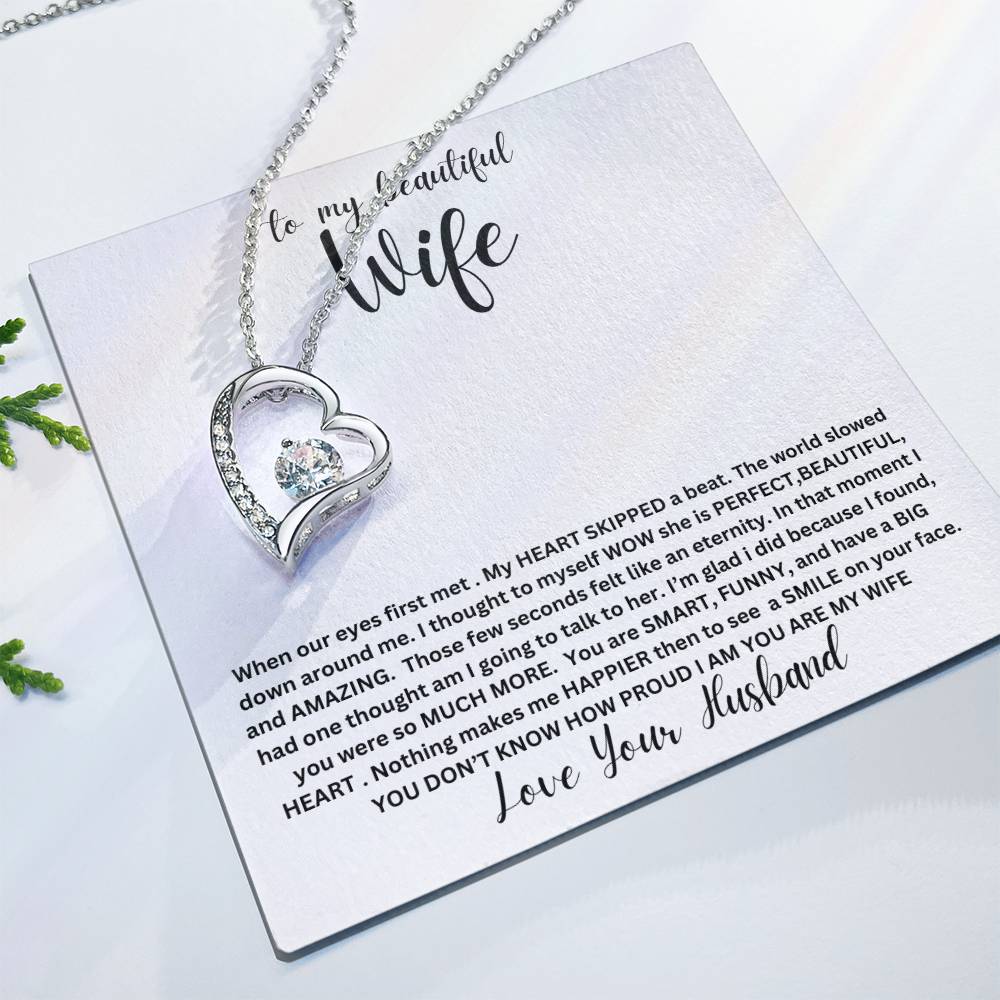 Beautiful Wife | My Heart | Alluring Beauty Necklace