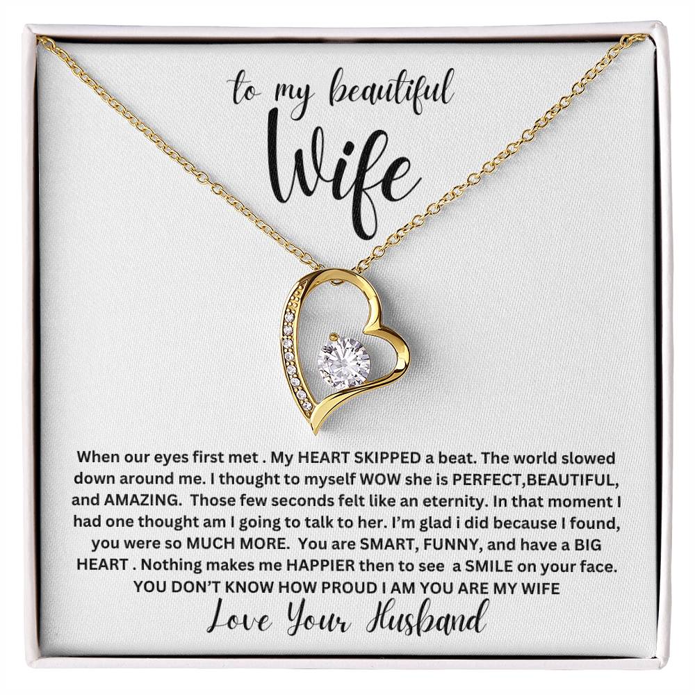 Beautiful Wife | My Heart | Alluring Beauty Necklace